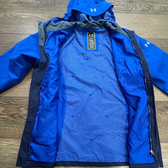 Under Armour Boys ColdGear Storm Infrared Two Tone Jacket, Size XL - Picture 7 of 16
